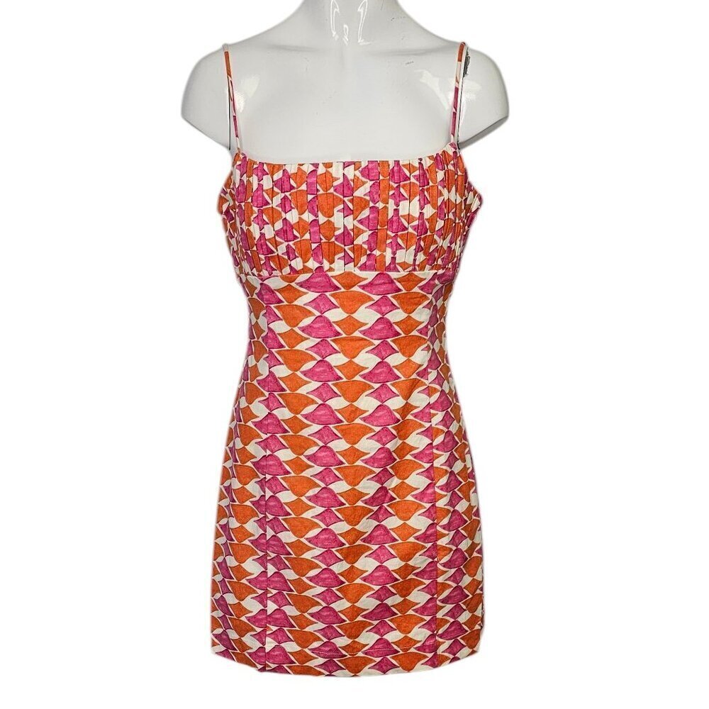 Anthropologie Maeve Ophelia Sleeveless Linen Blend Slim Mini Dress - Size 4, NWT